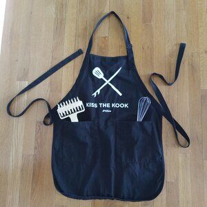 Port Authority 100% Cotton Black "Kiss the Kook" Apron